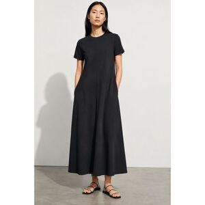 cos pleated midi t-shirt dress COS Pleated Midi T-Shirt Dress